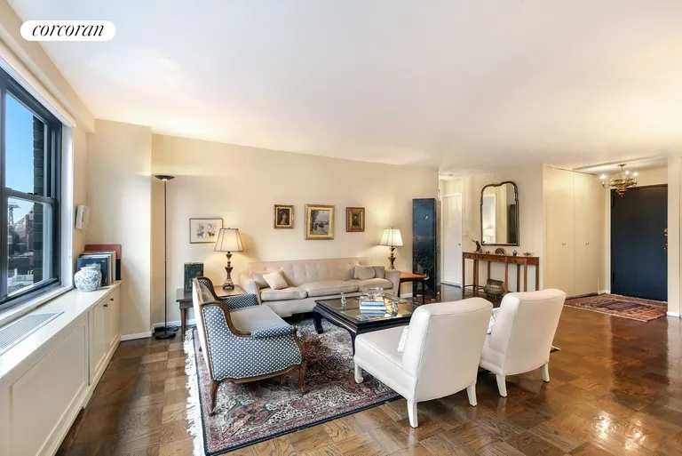 New York City Real Estate | View 225 East 57th Street, 14K | Alternate View of Living Room | View 2
