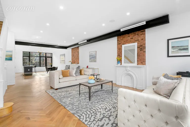 New York City Real Estate | View 372 Quincy Street | High ceilings and exposed ductwork! | View 7