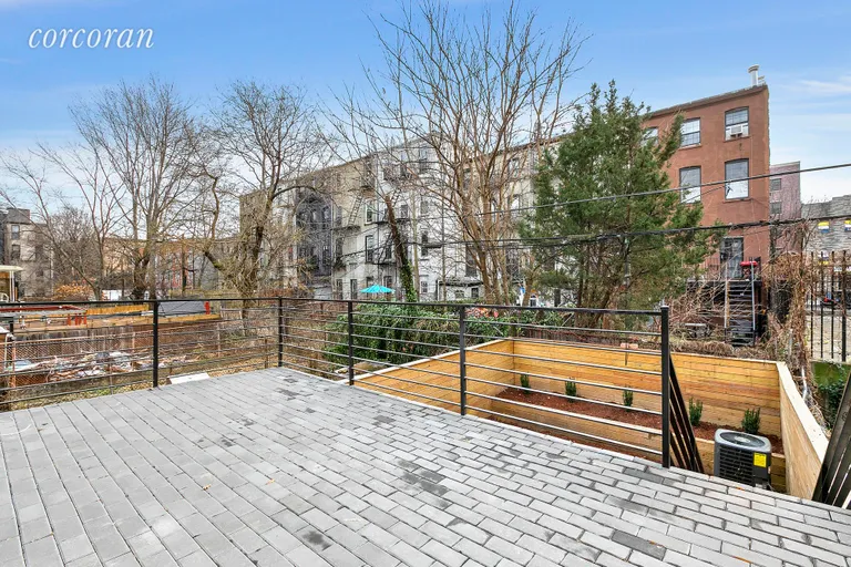 New York City Real Estate | View 372 Quincy Street | South-facing backyard with terrace! | View 11