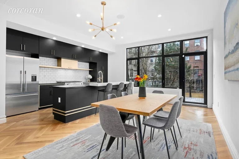New York City Real Estate | View 372 Quincy Street | Sunny kitchen and dining area! | View 3
