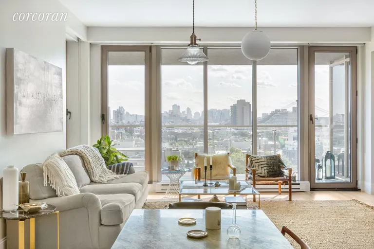 New York City Real Estate | View 144 North 8th Street, 10B | Living Room | View 3