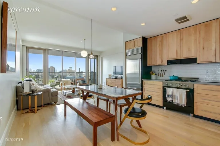 New York City Real Estate | View 144 North 8th Street, 10B | Kitchen/Living Room | View 2