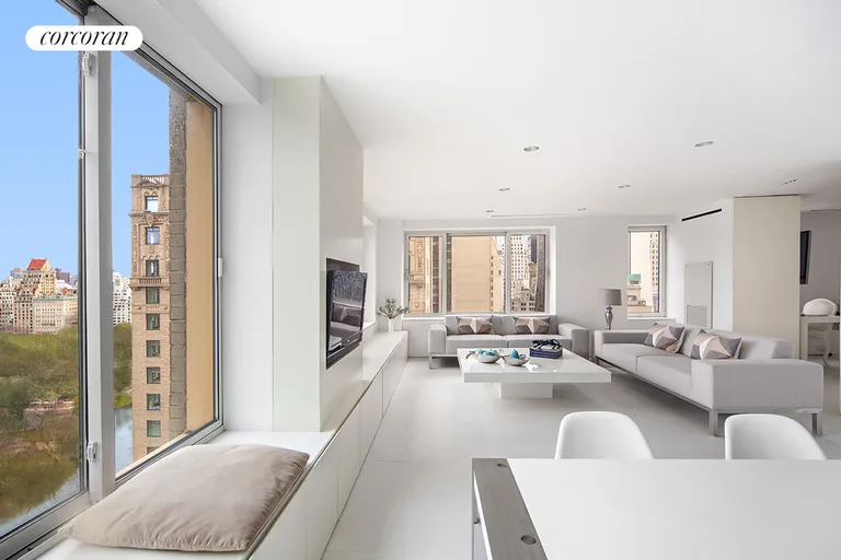 New York City Real Estate | View 106 Central Park South, 20FG | Space and Light All Around | View 3