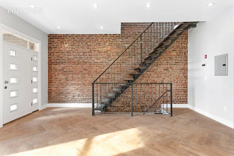 New York City Real Estate | View 1247 East 40th Street | Exposed brick! | View 5