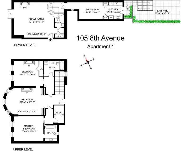 105 8th Avenue, 1 | floorplan | View 9