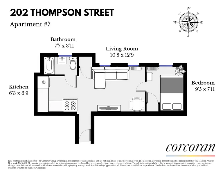 202 Thompson Street, 7 | floorplan | View 9