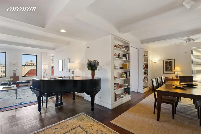 New York City Real Estate | View 40 West 77th Street, 15F | Living Room / Dining Room | View 4