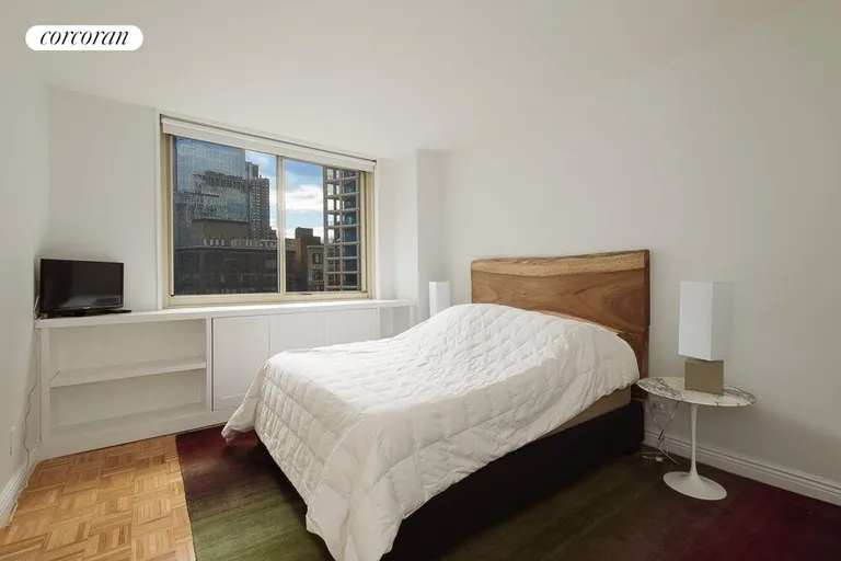 New York City Real Estate | View 30 West 63rd Street, 14F | Bedroom with Open Southern Views | View 3