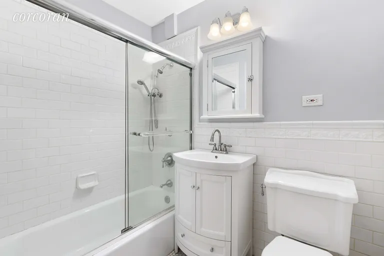New York City Real Estate | View 330 Third Avenue, 8H | Tiled bathroom with Deep Soaking Tub | View 4