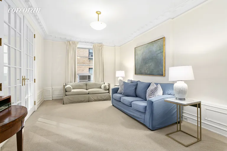 New York City Real Estate | View 780 West End Avenue, 7B | Living Room-actual | View 2