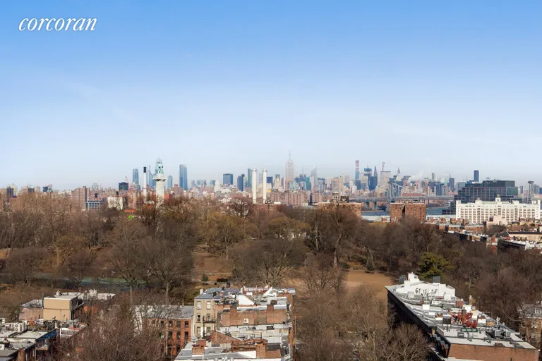 New York City Real Estate | View 101 Lafayette Avenue, 15-I | AMAZING views of the Manhattan skyline! | View 4