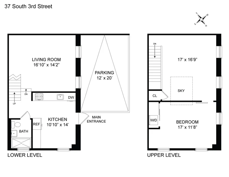 37 South 3rd Street, DUPLEX | floorplan | View 10