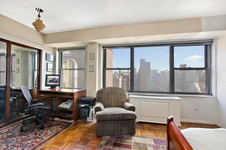 New York City Real Estate | View 175 West 13th Street, 18E | 05 Master Bedroom View Office | View 10
