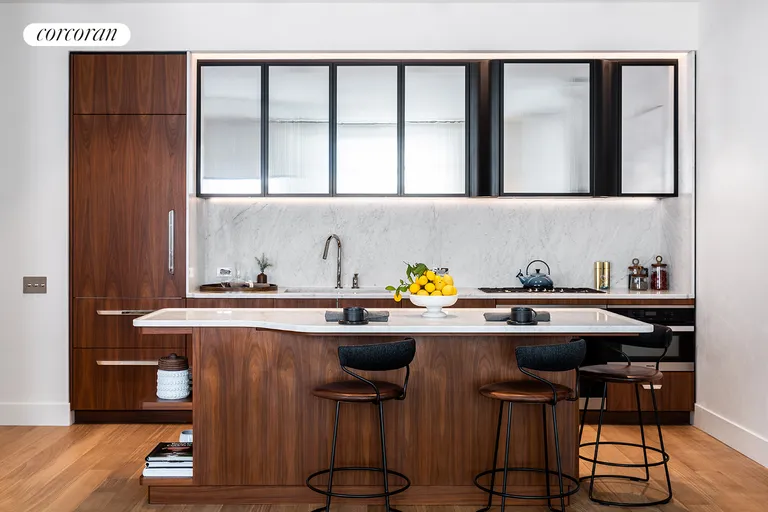 New York City Real Estate | View 110 Charlton Street, 22B | Kitchen with Miele Appliances | View 5