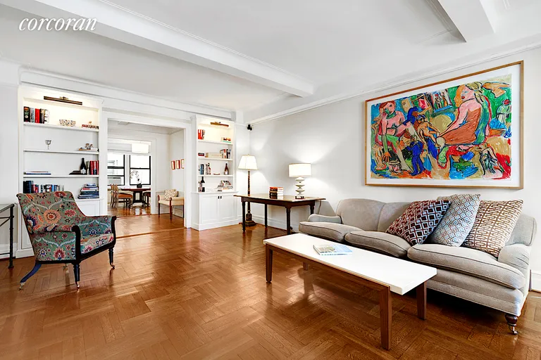 New York City Real Estate | View 470 West End Avenue, 4A | LR Facing the Foyer | View 3
