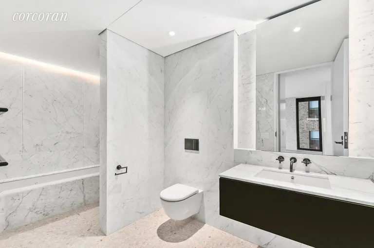 New York City Real Estate | View 16 West 40th Street, 22D | HUGE BATH AND RAIN SHOWER ROOM | View 8