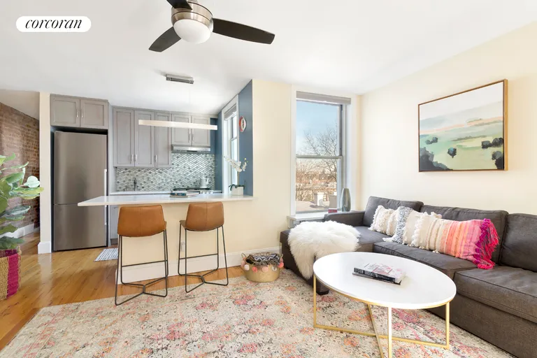New York City Real Estate | View 427 15th Street, 4C | 2 Beds, 1 Bath | View 1