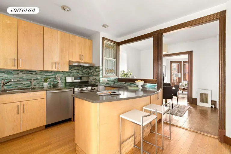 New York City Real Estate | View 1017 8th Avenue, 2 | Eat-in Windowed Kitchen  | View 5