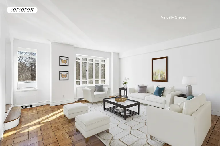 New York City Real Estate | View 25 Central Park West, 2P | 2 Beds, 2 Baths | View 1