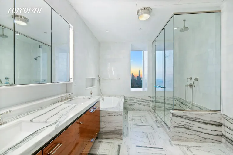 New York City Real Estate | View 45 East 22nd Street, 51A | Master Bathroom | View 7