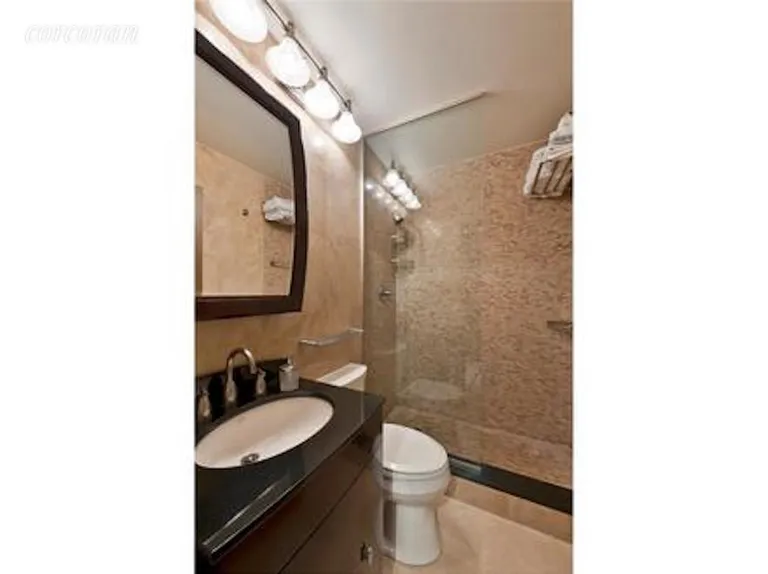 New York City Real Estate | View 130 West 79th Street, 14D | Renovated bathroom with beautiful stall shower | View 4