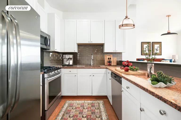 New York City Real Estate | View 444 12th Street, 4E | Chef’s Kitchen with Stainless Appliances | View 3