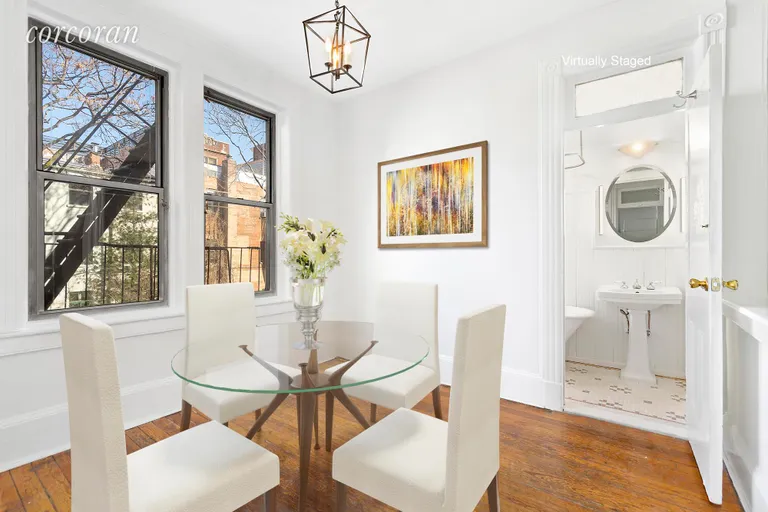 New York City Real Estate | View 331 West 19th Street, 3 | North facing over the townhouse gardens of Chelsea | View 2