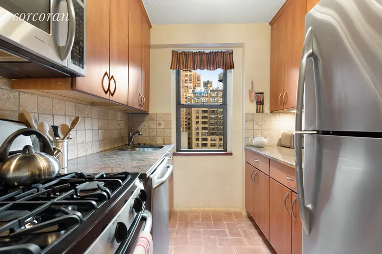 New York City Real Estate | View 132 East 35th Street, 12L | Windowed Kitchen | View 2