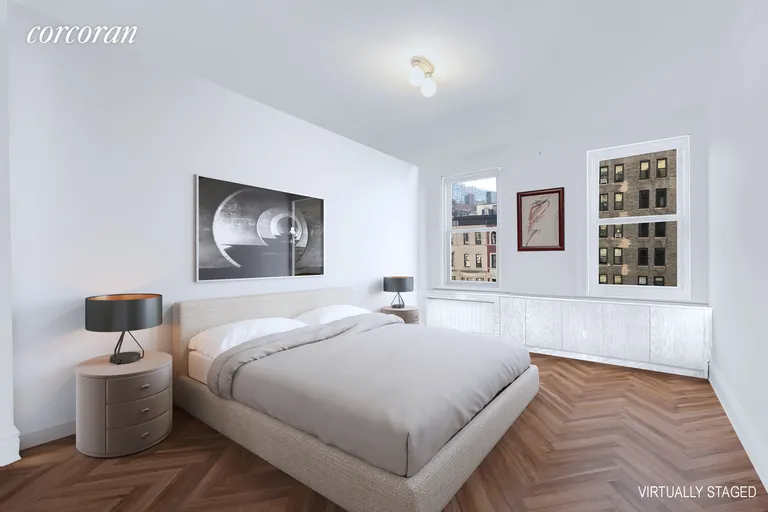 New York City Real Estate | View 315 West 106th Street, 6B | 1st Bedroom Facing South | View 8