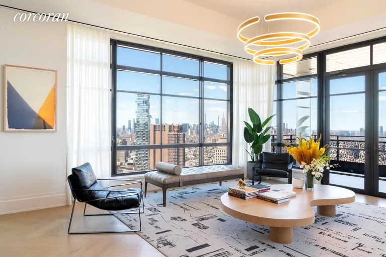 New York City Real Estate | View 25 Park Row, PH42A | Living Room | View 2