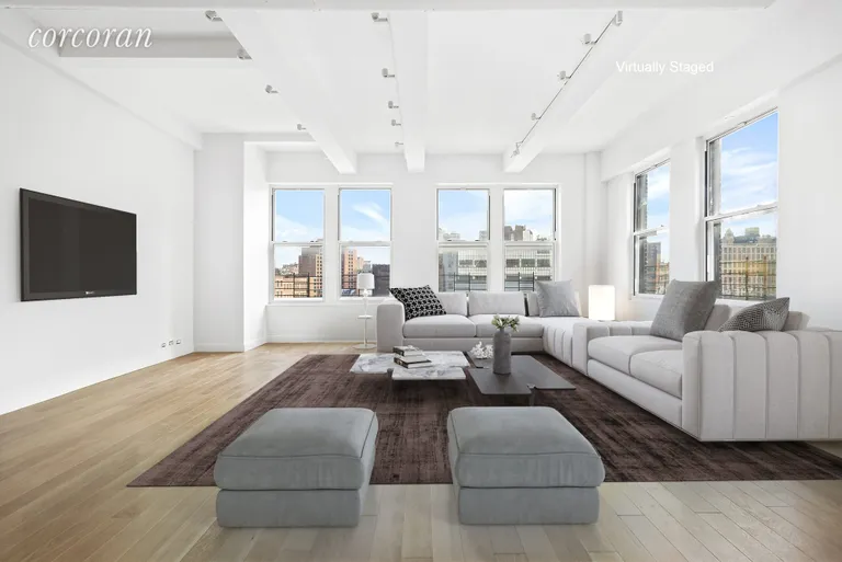 New York City Real Estate | View 161 Hudson Street, 6C | 3 Beds, 2 Baths | View 1