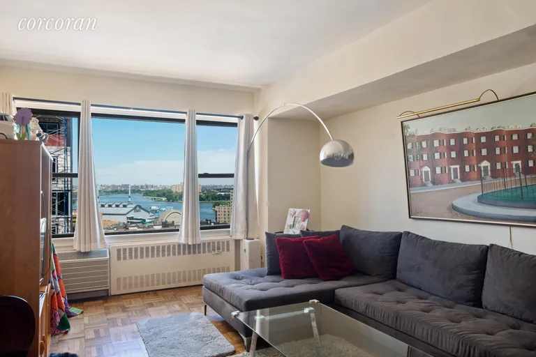 New York City Real Estate | View 510 East 86th Street, 18E | Water view facing North | View 2