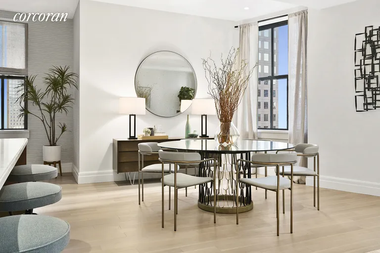 New York City Real Estate | View 100 Barclay Street, 15A | Dining Area | View 3