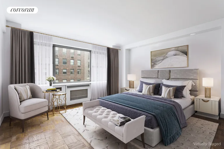 New York City Real Estate | View 45 East 72Nd Street, 8A | Spacious Master Bedroom facing south  | View 4