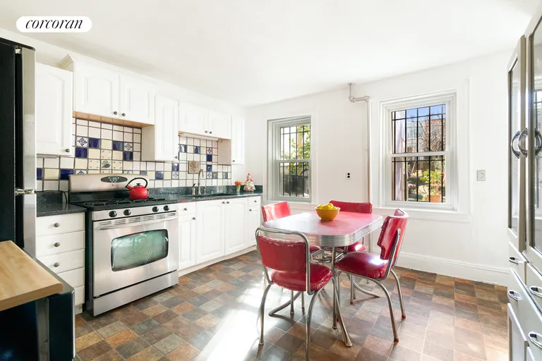 New York City Real Estate | View 194 17th Street | Garden Level Kitchen  | View 6