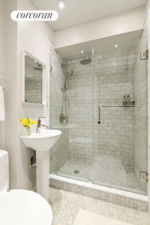 New York City Real Estate | View 562 3rd Street | Garden Level Marble Spa Bath  | View 20