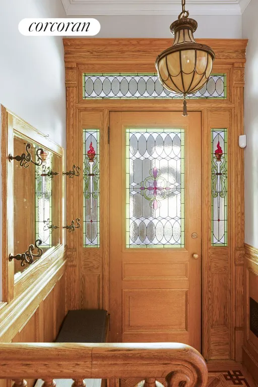 New York City Real Estate | View 562 3rd Street | Original Door, Pier Mirror and Stained Glass | View 7