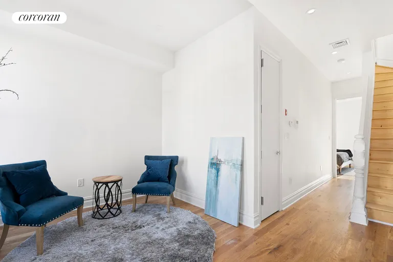 New York City Real Estate | View 70A Somers Street | Parlor level sitting area! | View 5