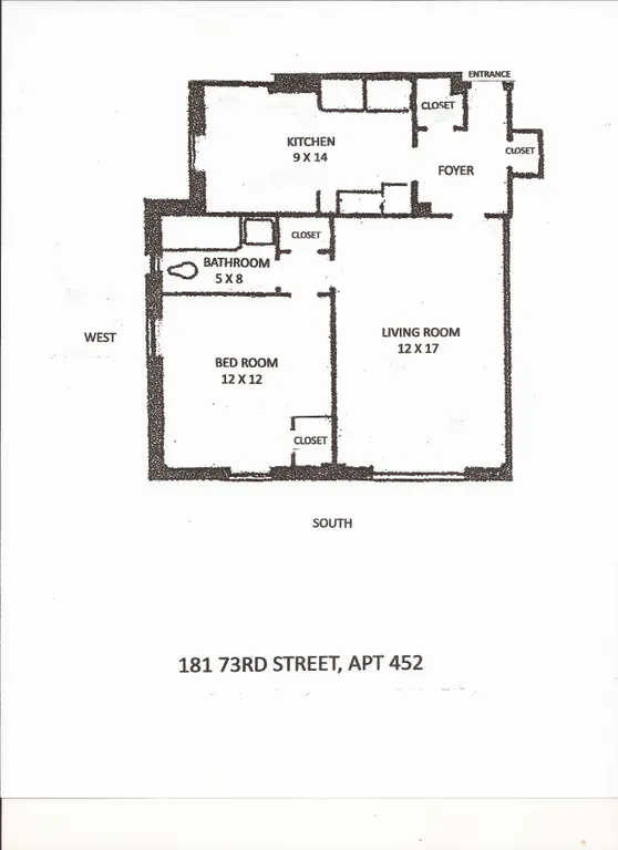 181 73rd Street, 452 | floorplan | View 7