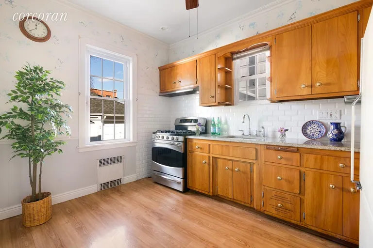 New York City Real Estate | View 85 78th Street | WINDOWED, EAT-IN KITCHEN WITH BREAKFAST NOOK | View 6