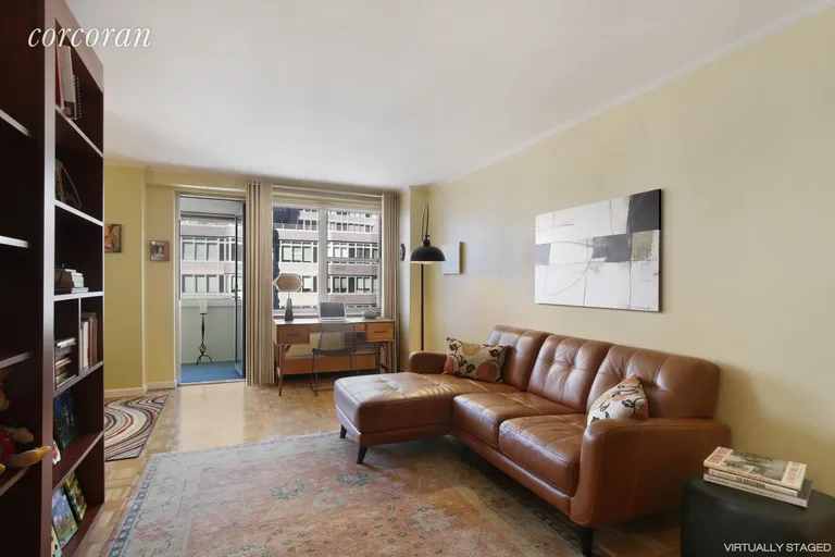 New York City Real Estate | View 303 West 66th Street, 7EW | Living Room | View 2