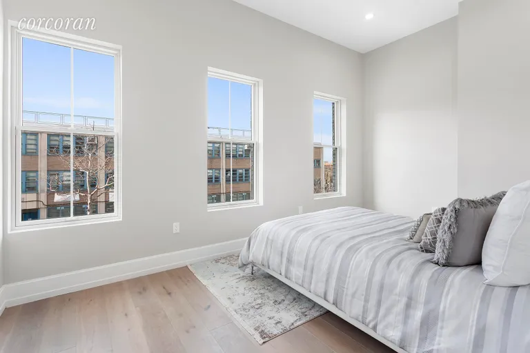 New York City Real Estate | View 139 Rochester Avenue | Sunny guest bedroom with three windows! | View 9