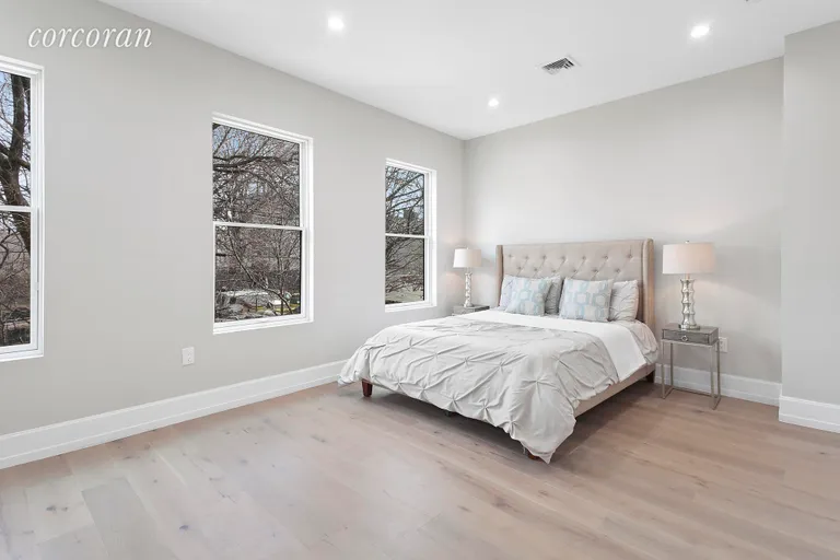 New York City Real Estate | View 139 Rochester Avenue | Light-flooded master bedroom! | View 4