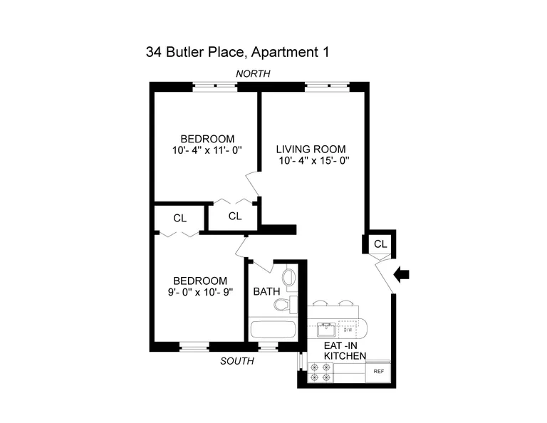 34 Butler Place, 1 | floorplan | View 6