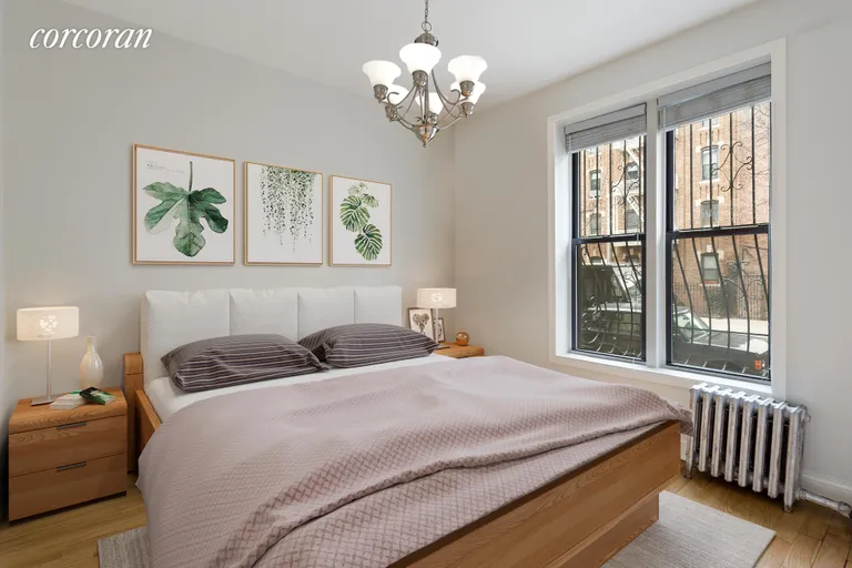 New York City Real Estate | View 34 Butler Place, 1 | Master bedroom  | View 3