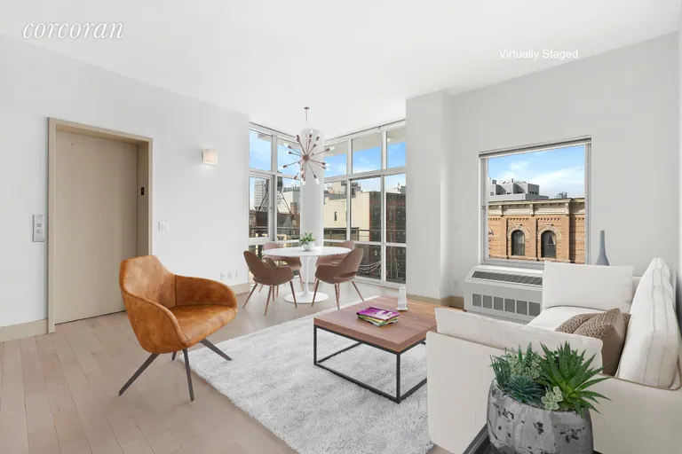 New York City Real Estate | View 297 Driggs Avenue, 4B | Open Living and Dining Room | View 2