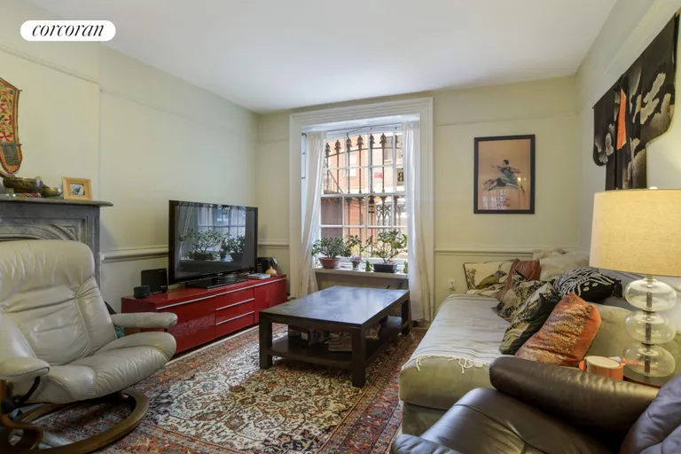 New York City Real Estate | View 25.5 Saint Felix Street, GARDEN | oversized window and tons of brownstone charm | View 3