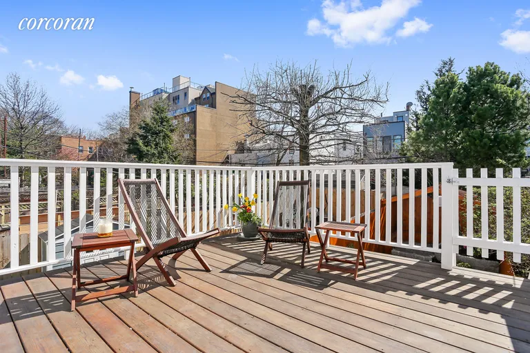 New York City Real Estate | View 320 15th Street | Private Deck | View 9