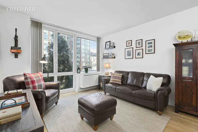 New York City Real Estate | View 415 Main Street, 2E | 1 Bed, 1 Bath | View 1