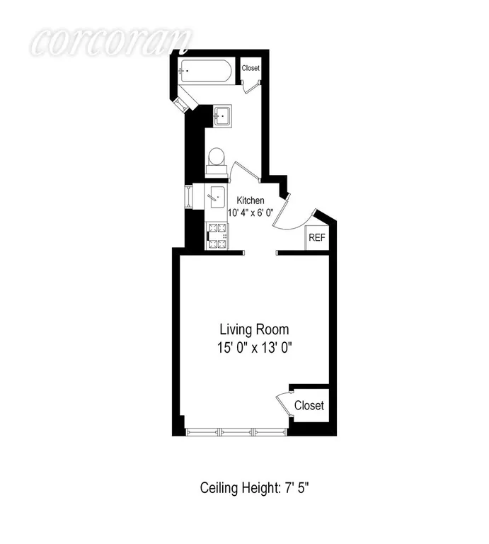 New York City Real Estate | View 238 East 84th Street, GA | Floor Plan | View 6
